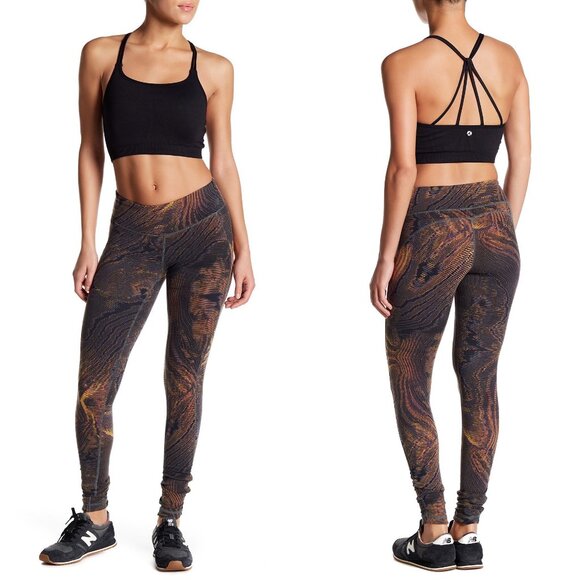 New Balance Premium Performance Printed Running Tights XS Digital Moire Tiger - Picture 8 of 8